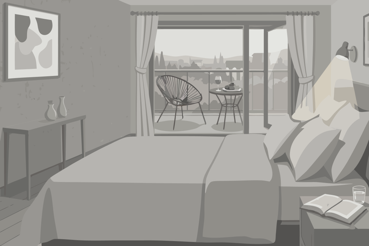 Single Room with Shared Toilet
